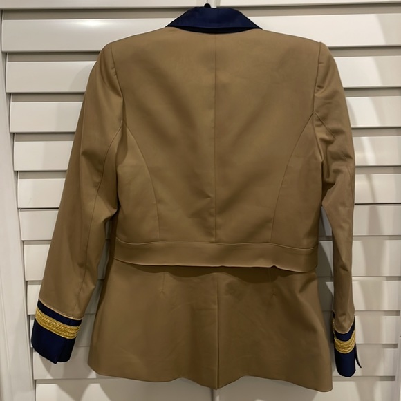 SMYTHE TWO FOR ONE REGIMENTAL BLAZER - STONE/ROYAL - Picture 9 of 9